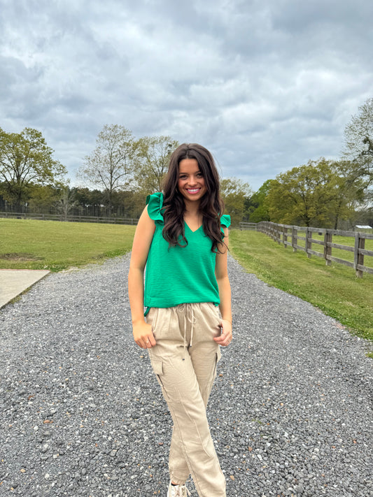 Green With Envy Top