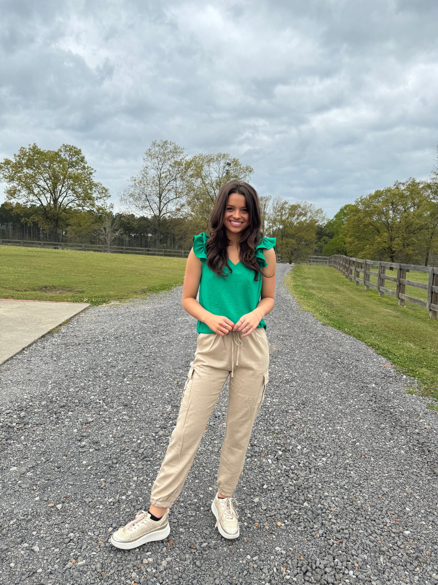 Green With Envy Top