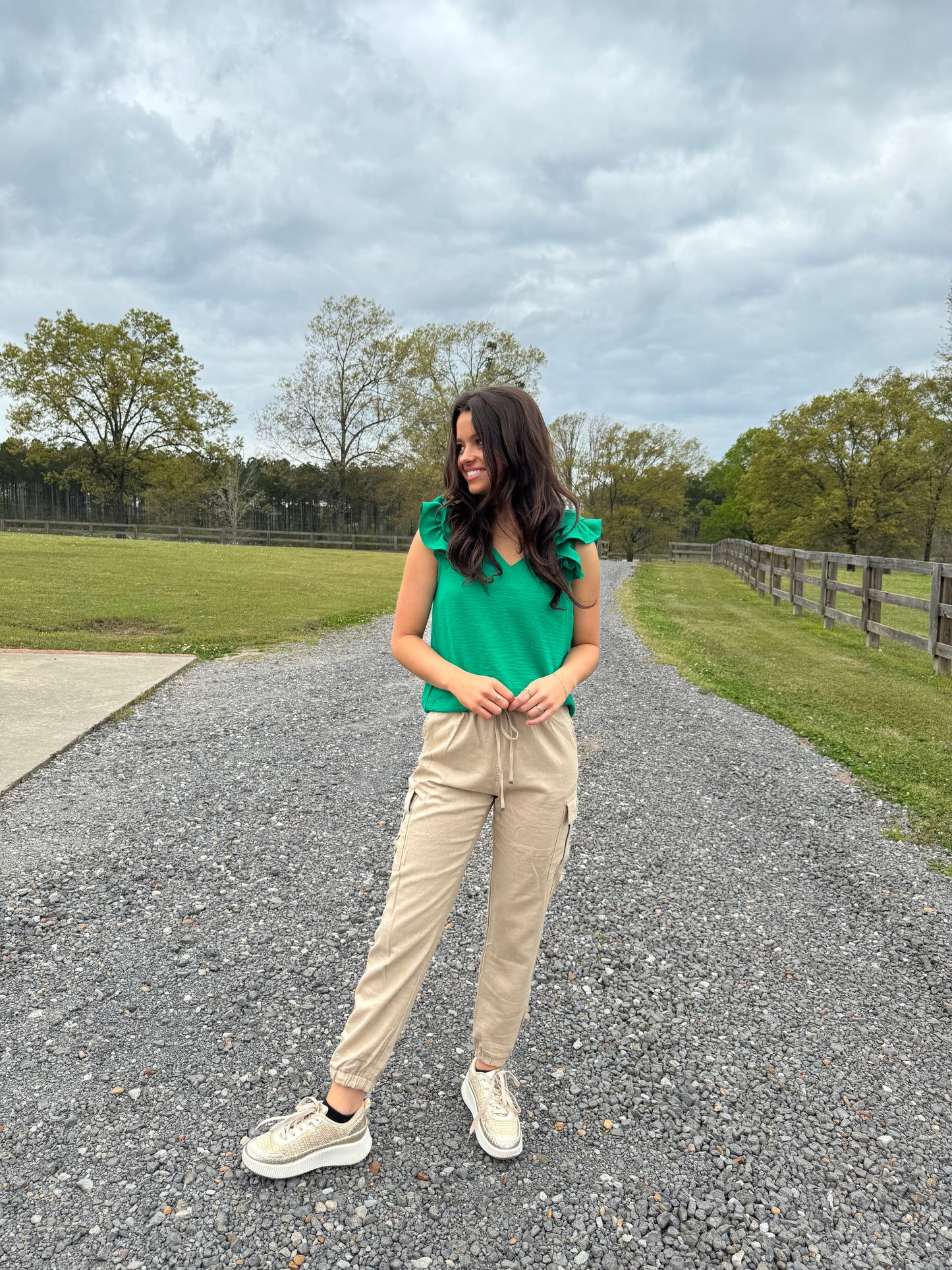 Green With Envy Top